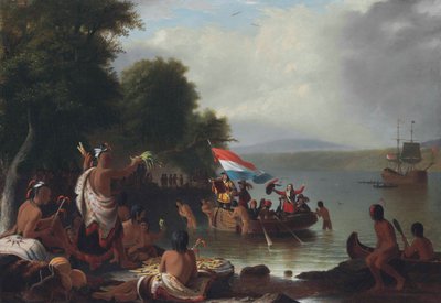 Henry Hudsonin laskeutuminen tekijältä Robert Walter Weir