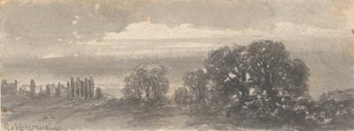 Maisema - puut tekijältä Robert Walter Weir