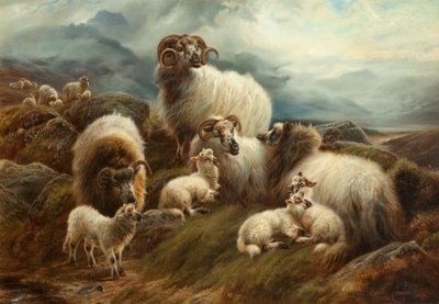 Lammas maisemassa, 1894 tekijältä Robert Watson