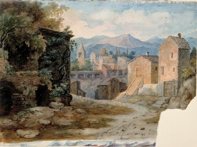 Italialainen vuoristokaupunki tekijältä Robert Wilhelm Ekman