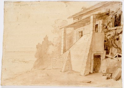 Maisema, Grottaferrata tekijältä Robert Wilhelm Ekman