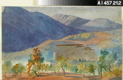 Subiaco, Rocca Abbaziale tekijältä Robert Wilhelm Ekman