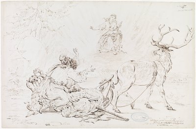 Väinämöinen and the Maiden of Pohjola tekijältä Robert Wilhelm Ekman