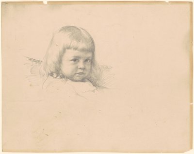 Tutkimus "Esther Haydinin muotokuva" tekijältä Robert William Vonnoh