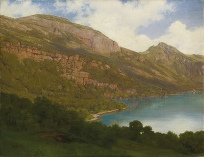 Näkymä Rigistä Luzernjärvelle, 1857 tekijältä Robert Zund
