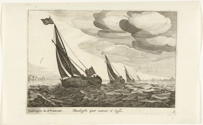 Damlooperit Damloopers groot about 16 Last / Damloopers de 16 Tonneaux (otsikko esineessä) Hollandse scheepstypen, 1627 (sarjan nimi) Eri alukset Don ton se sert dans les United Provinces / Icons of Various Dutch Ships, joiden käyttö on enimmäkseen tekijältä Robert de Baudous (possibly)