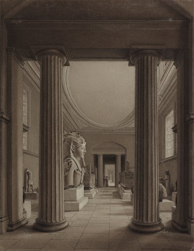 British Museum, noin 1840 tekijältä Robert the Younger Havell