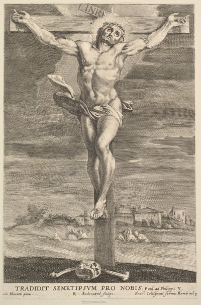 Ristiinnaulitseminen, 1670-90. tekijältä Robert van Audenaerde
