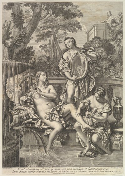 Daavid ja Batseba, 1680-1743. tekijältä Robert van Audenaerde