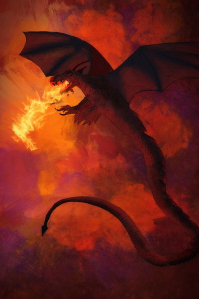 Fire Dragon, 2022 (digitaalinen) tekijältä Roberta Murray