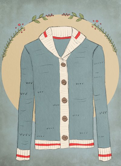 Sock Monkey Sweater, 2019 (digitaalinen) tekijältä Roberta Murray