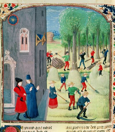Ms. Lat 1173 Heinänteko ja puunhakkuu, Charles d
