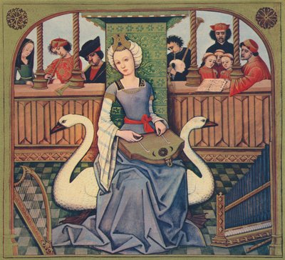Musiikin allegooria, c1496-1498, 1939 tekijältä Robinet Testard