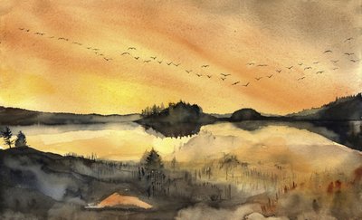 Kultainen järvenrantalento tekijältä RodMacIver