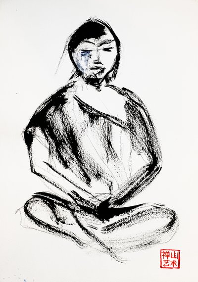 Meditoiva zen-munkki tekijältä RodMacIver