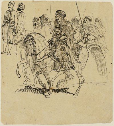 Arabihevosmiehet tekijältä Rodolphe Bresdin