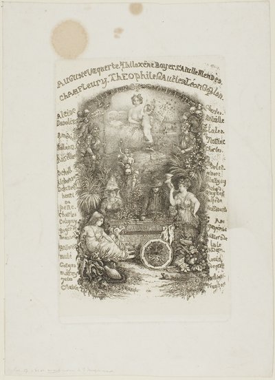 Revue Fantaisisten etukappale tekijältä Rodolphe Bresdin