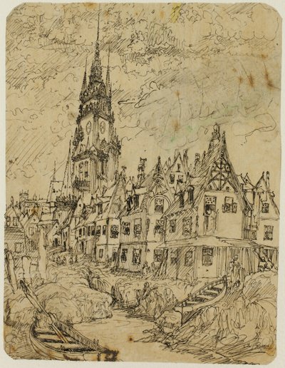 Maritime Village tekijältä Rodolphe Bresdin