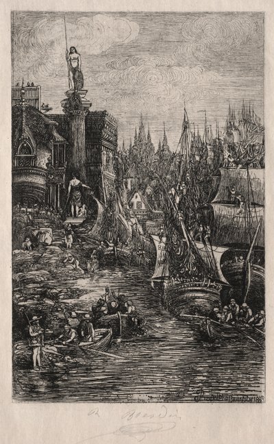 Unelmani, 1883. tekijältä Rodolphe Bresdin
