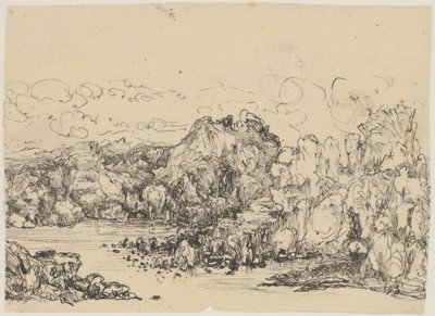 Rocks by the Sea tekijältä Rodolphe Bresdin