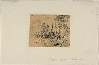 Château ja katedraali tekijältä Rodolphe Bresdin