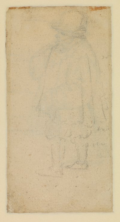 Mies takaa katsottuna (verso) tekijältä Roelandt Jacobsz and Bruegel Pieter the Elder Savery