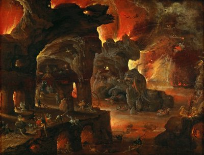 Orphee dans les Enfers - Orpheus in the Underworld - Roelant Savery (1576-1639). Öljy puulle, n. 1612-1615. Mitat: 27 x 35 cm. Taidehistoriallinen museo, Vienne tekijältä Roelandt Jacobsz. Savery