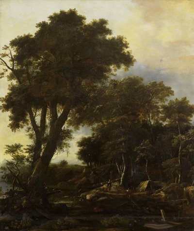 Metsämaisema laavulla tekijältä Roelant Roghman