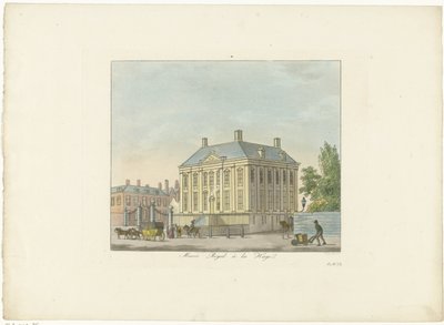 Mauritshuis te Den Haag Haagin kuninkaallinen museo (nimi esineessä) tekijältä Roelof van der Meulen
