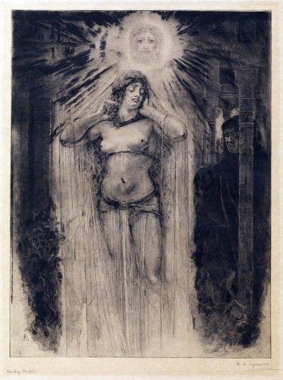 Symbolismi: Kundry, Egusquiza y Barrena, Rogelio de (1845-1915) tekijältä Rogelio Egusquiza