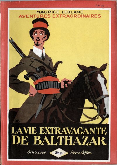 La vie extravagante de Balthazar -kirjan kansi. tekijältä Roger Broders