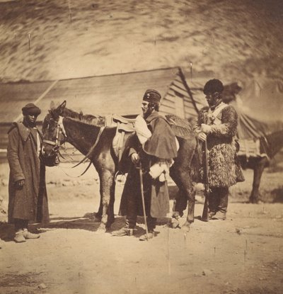 Grenadierikaartin kapteeni Burnaby, 1855. tekijältä Roger Fenton