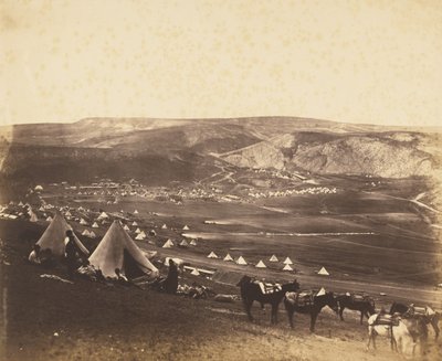 Ratsuväen leiri, Balaklava tekijältä Roger Fenton