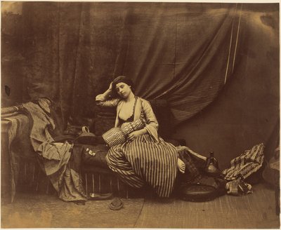 Mietiskelevä odaliski tekijältä Roger Fenton