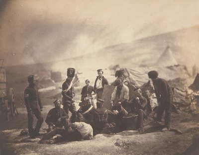 8. husaarien keittotalo, 1855. tekijältä Roger Fenton