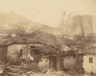 Mökkejä Balaklavassa tekijältä Roger Fenton