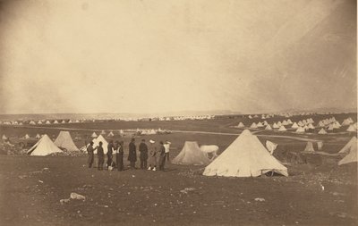 Kenraali Bosquetsin asuintilat Mackenzie Farmin suuntaan. tekijältä Roger Fenton