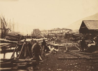 Landing Place Rautatievarastot, Balaklava tekijältä Roger Fenton