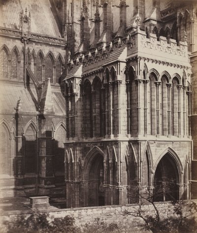 Lincolnin katedraali: Galilean kuisti, n. 1857. tekijältä Roger Fenton