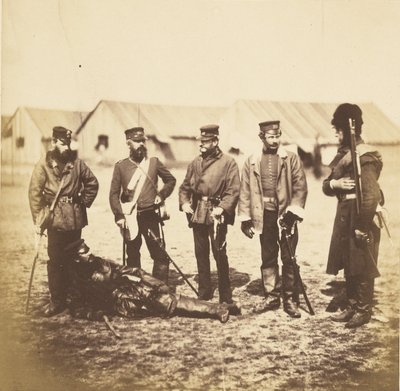 Everstiluutnantti Munro ja 39. rykmentin upseerit tekijältä Roger Fenton