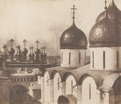 Moskova, Kremlin kirkkojen kupolit tekijältä Roger Fenton