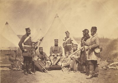 89. rykmentin upseerit ja miehet. tekijältä Roger Fenton
