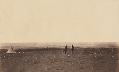 Upseerit Cathcarts Hillin näköalapaikalla tekijältä Roger Fenton