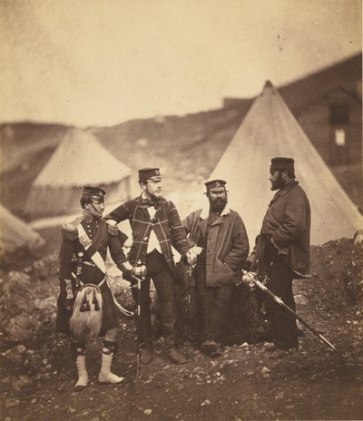 42. ylänköjoukkojen upseerit tekijältä Roger Fenton