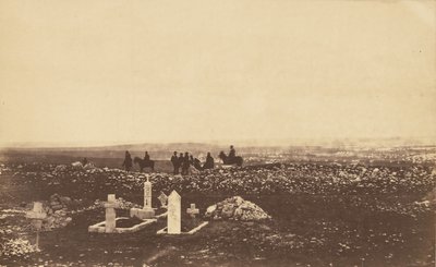 Konstaapelit vartiossa Cathcarts Hillillä tekijältä Roger Fenton