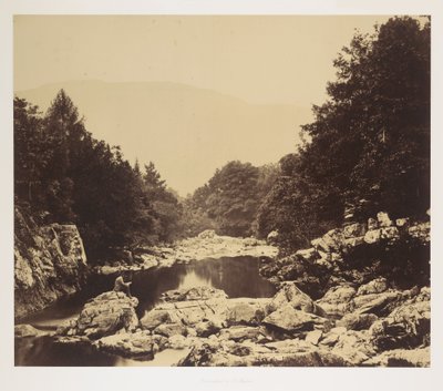 Llugwy-joella, lähellä Bettws-y-Coedia. tekijältä Roger Fenton