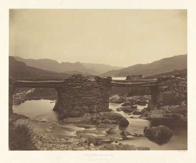 Pont-y-Garth lähellä Capel Curigia tekijältä Roger Fenton