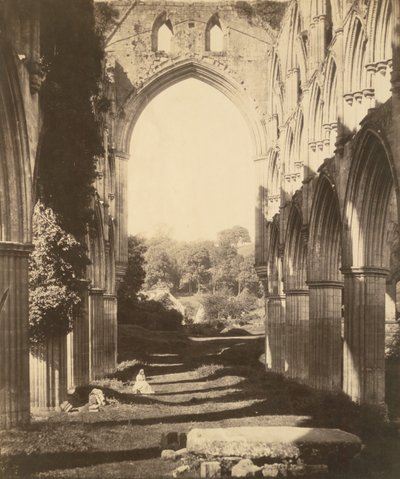 Rievaulx Abbey, 1854. tekijältä Roger Fenton