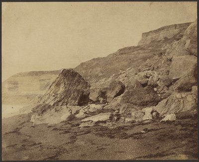 Rocken End (länteen päin), Wightin saari tekijältä Roger Fenton