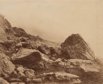 Rocken End myrskyssä, Isle of Wight,c. 1853 (kuva) tekijältä Roger Fenton